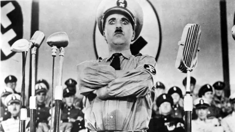 Charlie Chaplin in 'The Great Dictator.'